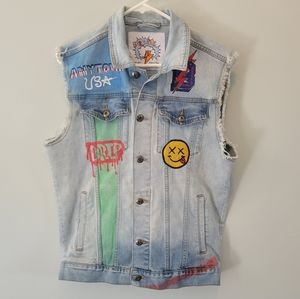 Born Fly Vintage denim vest